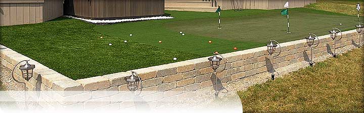 Putters Edge Custom Putting Greens: Outdoor Golf Turf