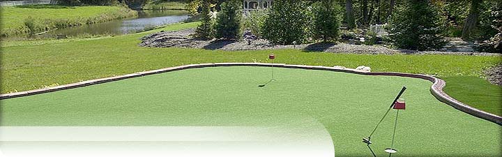 Putters Edge Custom Putting Greens: Golf Putting Green Turf